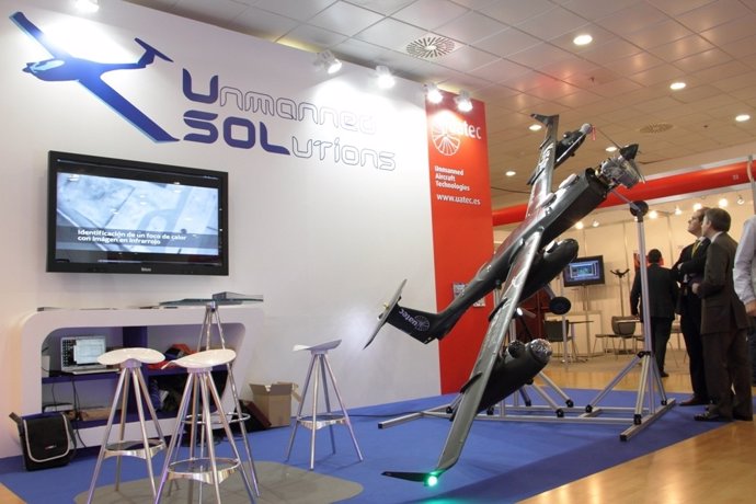 Exposición de vehículos no tripulados en Madrid en 2012