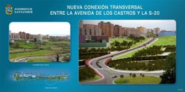 Nueva conexión de la S-20 con la Avenida de la Castros y Camilo A. Vega