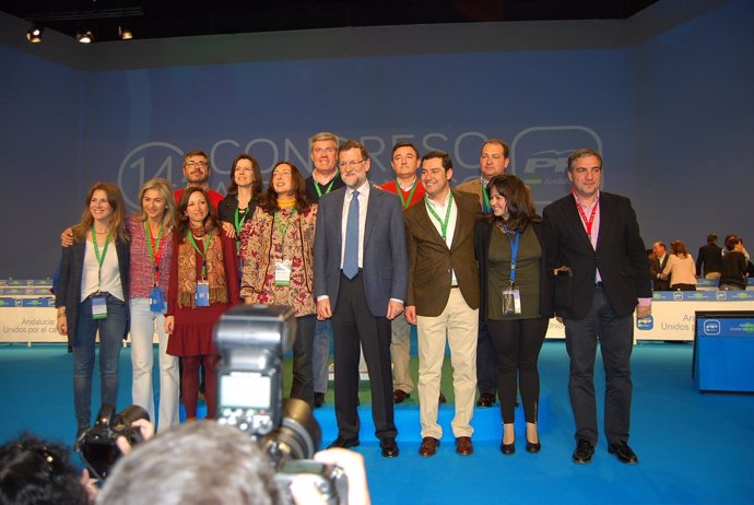 Rajoy en el 14 Congreso del PP-A
