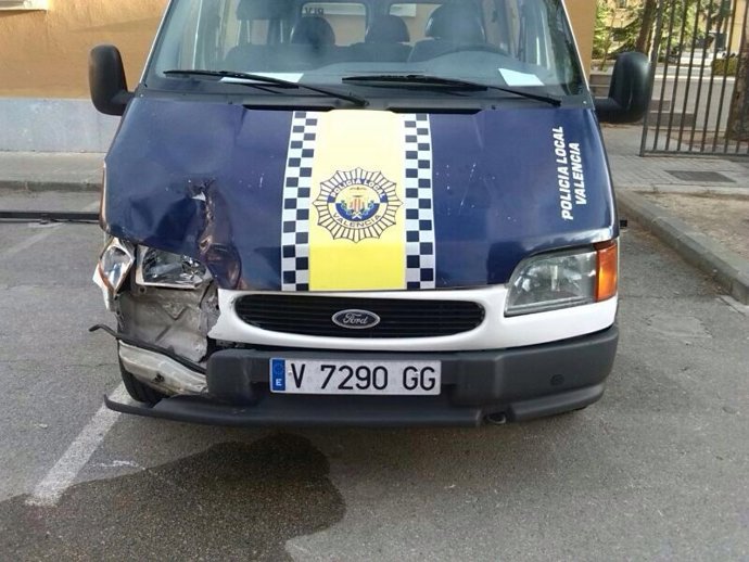 Vehículo de la Policía Local de Valencia