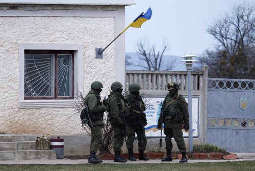 Soldados rusos en Ucrania