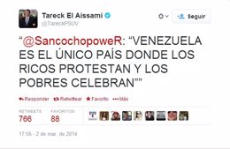 Twitter del Gobernador de Aragua