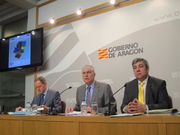 Javier Artajo, Antonio Suárez y Javier Gamón