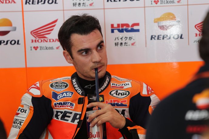 Dani Pedrosa, en los entrenamientos de Malasia