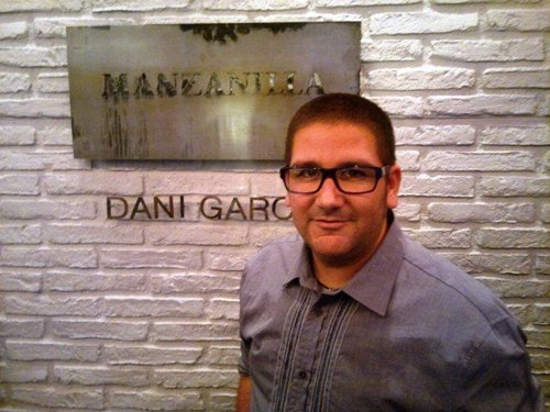 Dani García en su restaurante Manzanilla en Nueva York