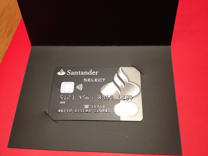 Nueva tarjeta para clientes Select del Santander