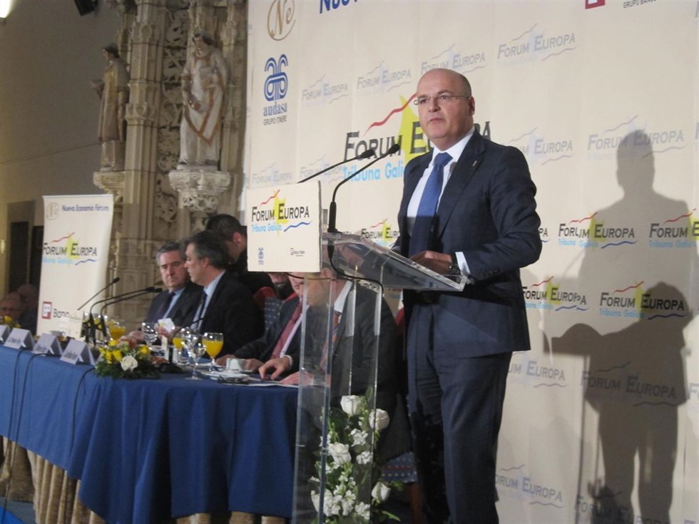 El presidente de la Diputación de Ourense, Manuel Baltar