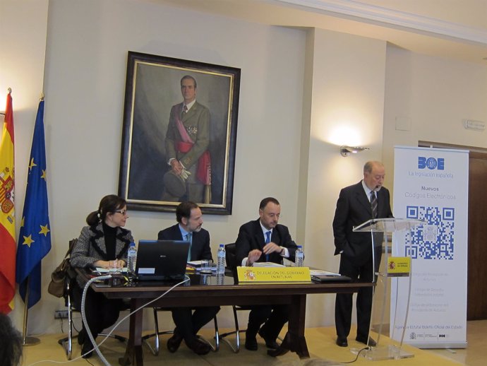 Belén Fernández, Jaime Perez Renovales, Manuel Tuero y Gabino de Lorenzo