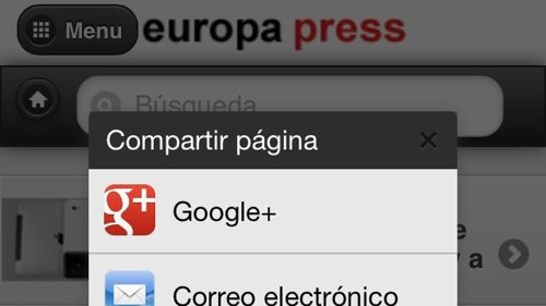Chrome21 para iOS. Actualización redes sociales. 
