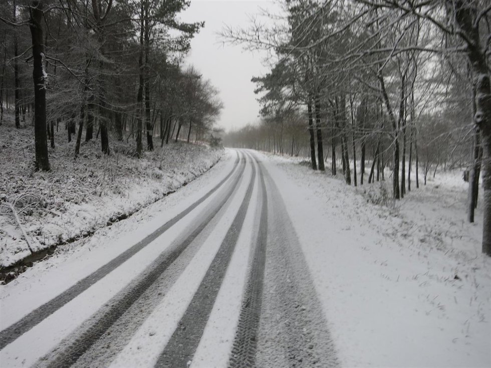 Nieve en Monte Faro