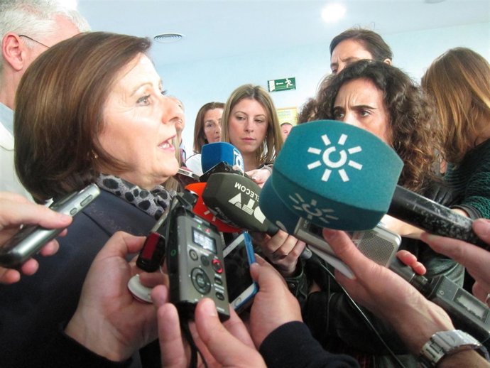 La consejera de salud en málaga