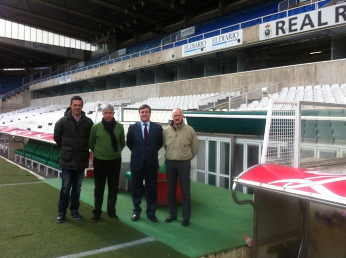 Cardenal, Sañudo, Liaño y Alba en El Sardinero