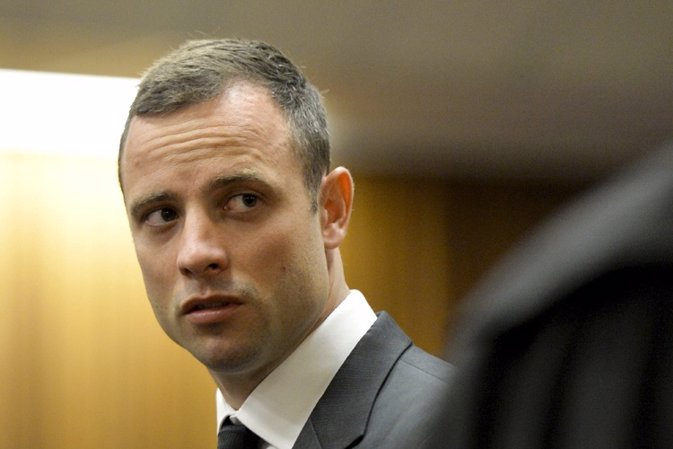 PRETORIA, SOUTH AFRICA - MARCH 3  : Oscar Pistorius at the Pretoria High Court o