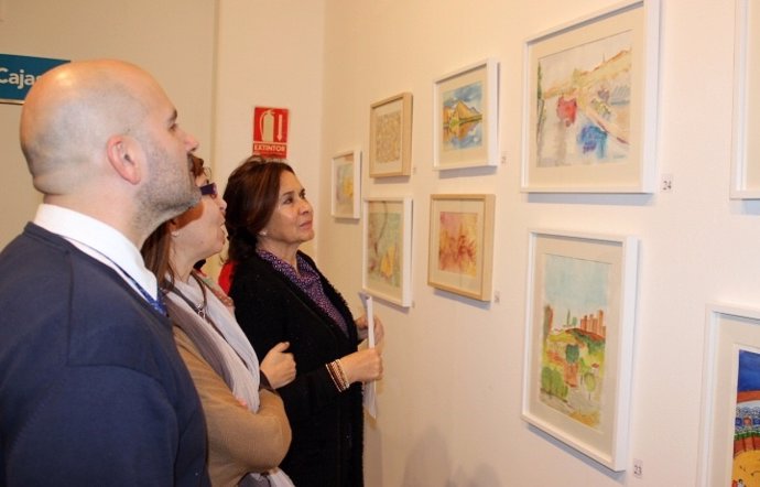 Exposición 'Acuarelistas en acción' de la Fundación Cajasol en Huelva