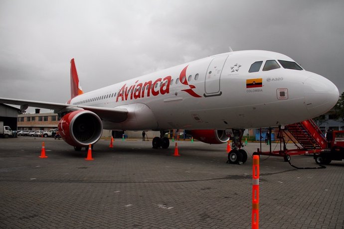 Avión de la compañía Avianca