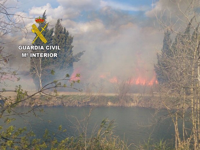 Incendio de Burriana (Castellón)