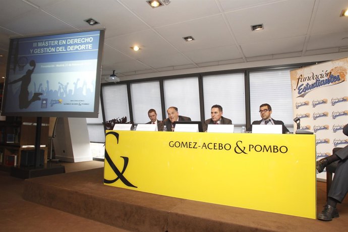 Javier Tebas en el III Master de Gestión Deportiva y del Derecho