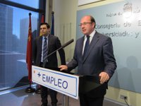 El Gobierno murciano destaca que la Comunidad registra el mejor dato de empleo en febrero de la última década