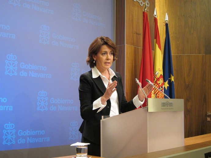 La presidenta del Gobierno de Navarra, Yolanda Barcina.