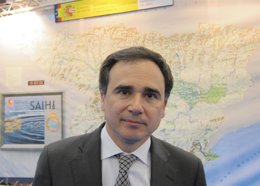 El presidente de la CHE, Xavier de Pedro, en SMAGUA 2014