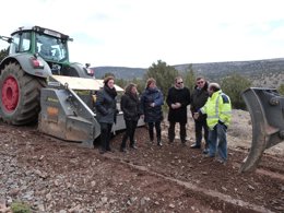 Los representantes de la DPT conocen el funcionamiento de la máquina