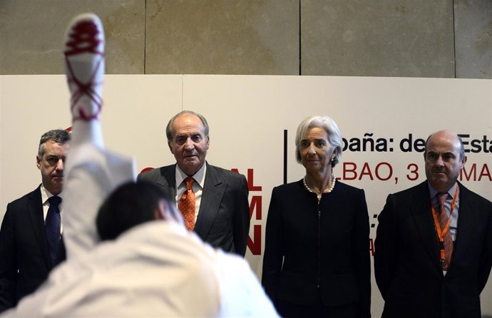 Urkullu, el Rey, Lagarde y De Guindos