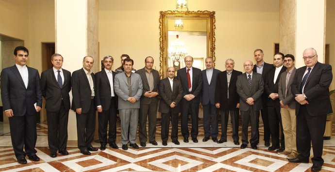 Delegaciones del Tribunal de Cuentas y sus colegas de Irán 