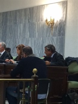 El acusado del 'caso Talio', de espaldas, Iván. R.A.