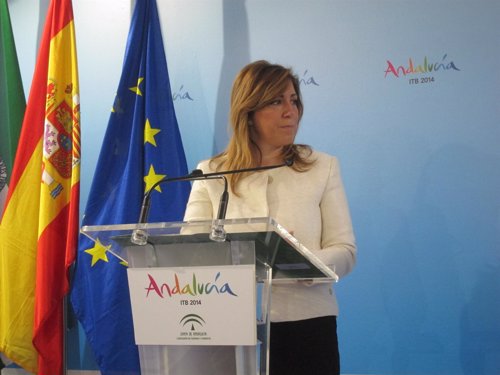 Susana Díaz, en la ITB