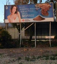 Vallas publicitarias "sexistas" en Almería para promocionar productos agrícolas