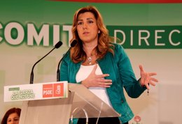 Susana Díaz en el Comité Director del PSOE-A