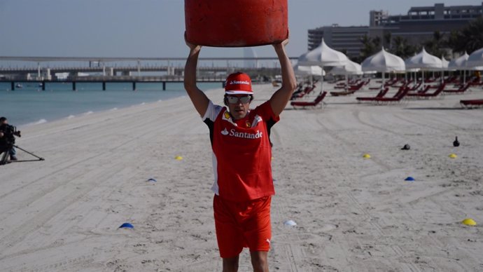 Fernando Alonso en Dubai