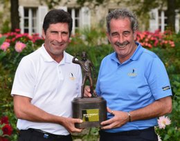José María Olazábal y Sam Torrance en el Seve Trophy