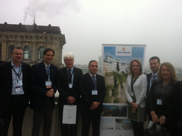 El concejal de Cultura, Damián Caneda, en la ITB de Berlín
