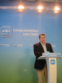 Antonio Sanz en rueda de prensa