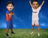Foto: Messi y Ronaldo, ridiculizados en Internet