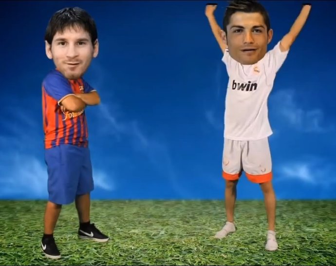 Miles de videos en internet ridiculizan a los dos futbolistas
