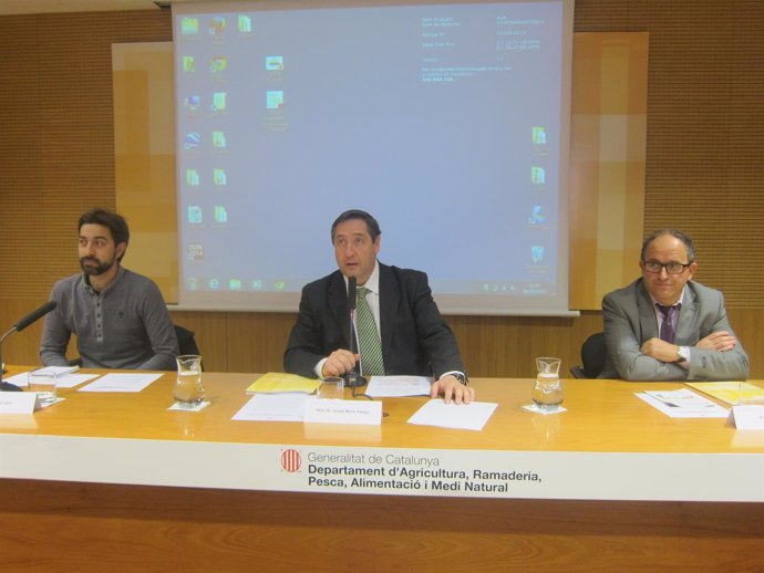Daniel Valls, Josep Maria Pelegrí y Joan Gòdia