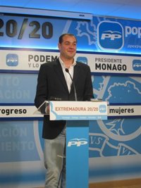 El PP extremeño no le da "mayor importancia" a las previsiones económicas del PSOE porque son "fruto del resentimiento"