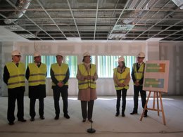 Visita al nuevo centro de salud de La Almozara.