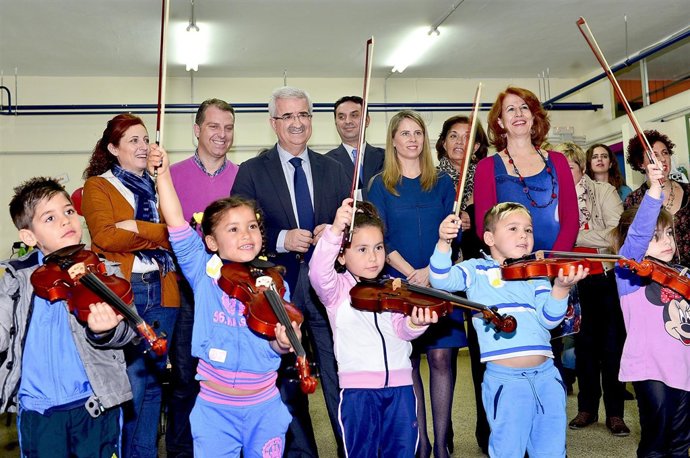 Jiménez Barrios, en uno de los centros del Polígono Sur