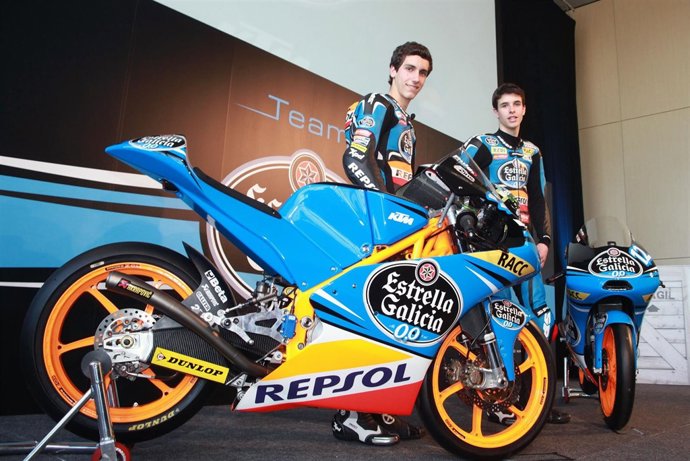 Alex Rins y Alex Márquez, presentación Team Estrella Galicia 0,0 2013