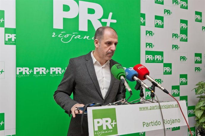 El presidente del Partido Riojano, Miguel Gonxzález de Legarra