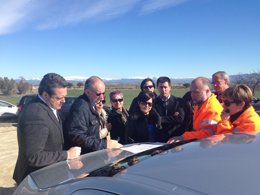El director general de Carreteras visita la zona