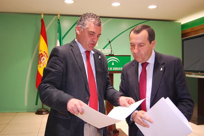 Javier Carnero y Ruiz Espejo delegados AGricultura y Gobierno de la Junta málaga