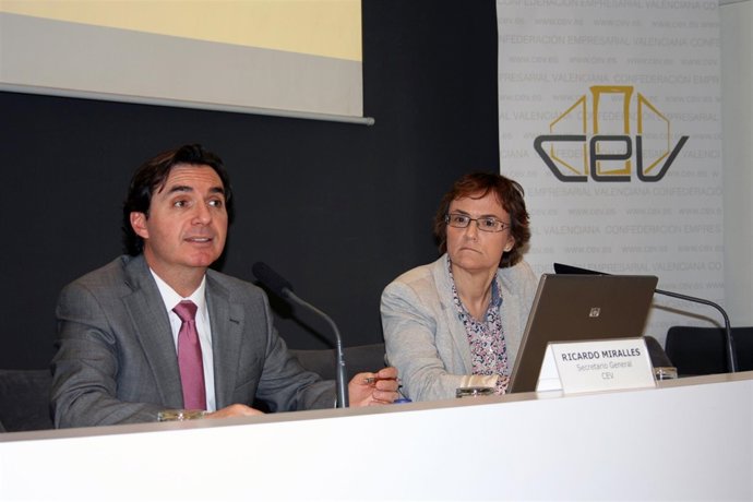 Miralles en la jornada de la CEV.