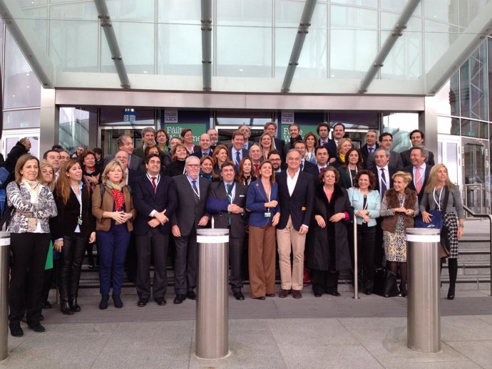 Delegación española del PP en el Congreso del PPE en Dublín