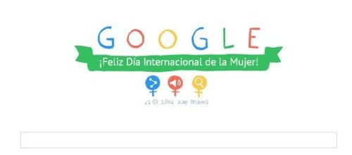 Doodle dia internacional de la mujer