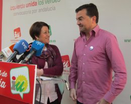 Antonio Maíllo y Dolores Muñoz, hoy ante los medios