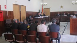 Ultima sesión del juicio de Juan José Cortés y familiares en Huelva.